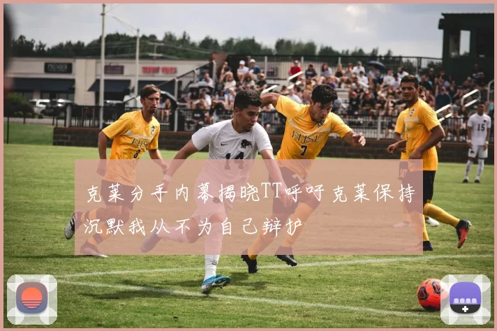 克莱分手内幕揭晓TT呼吁克莱保持沉默我从不为自己辩护